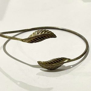 Sterling Silver Leaf Design Bracelet